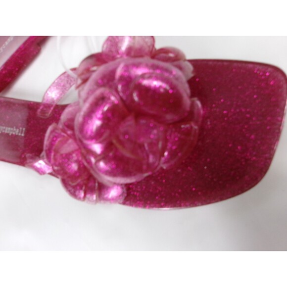 Jeffrey Campbell Floralee Jelly Slide Sandals Pink Women's Size 10 EU 40 New - Picture 3 of 6